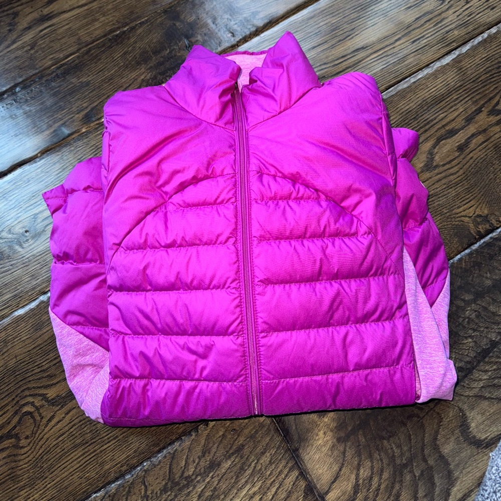 Lululemon pink puffy coat